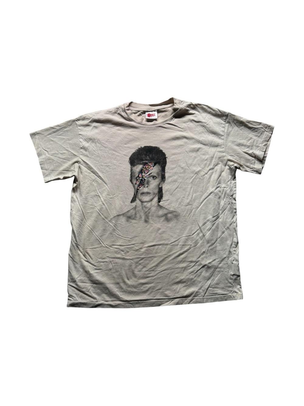 Cotton On David Bowie Aladdin Sane Graphic Boyfriend T-Shirt Size L